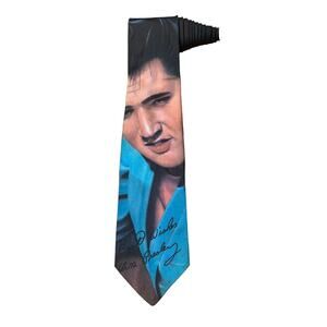 Ralph Marlin Best Wishes Elvis Presley Vintage Novelty Necktie Polyester